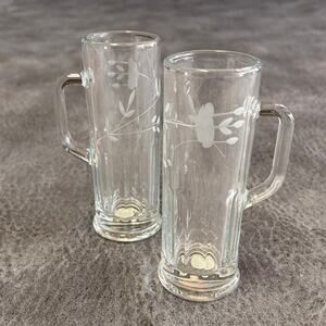 Pair of Princess Heritage Mini Beer Mug Glasses